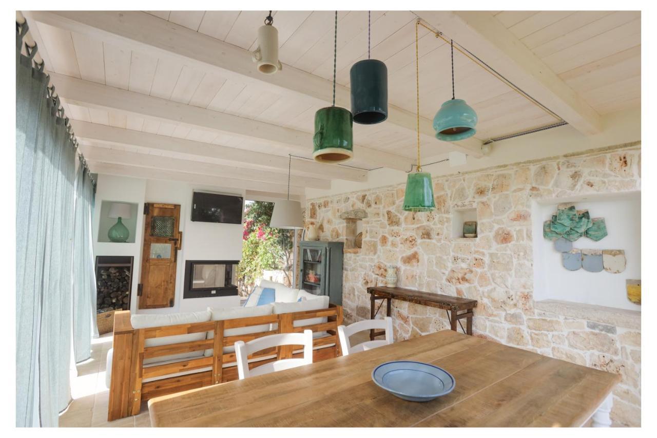 Trulli Il Geco Sognante Villa Ceglie Messapica Luaran gambar